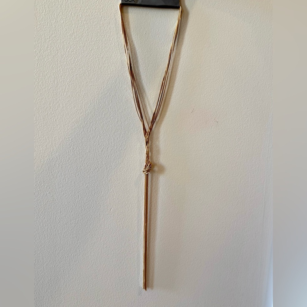 Lariat Necklace - nickel free